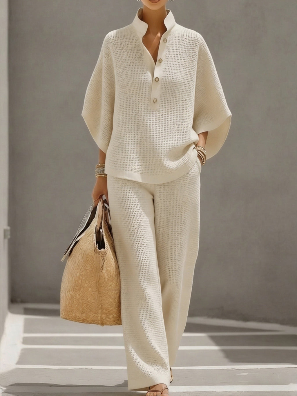 Mila – Conjunto de salón con waffle