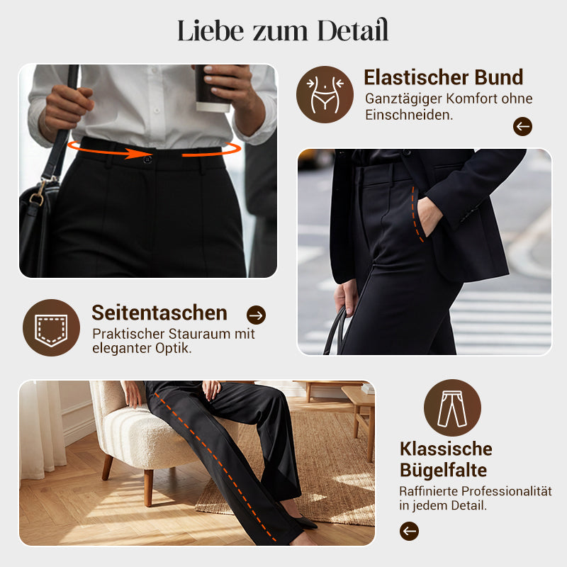 Amelia - Elegantes pantalones de pierna ancha a medida