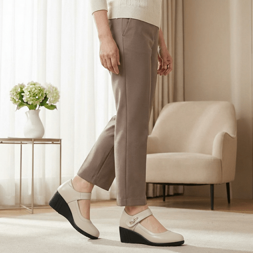 Leyni – Zapatos elegantes y cómodos con tacón medio