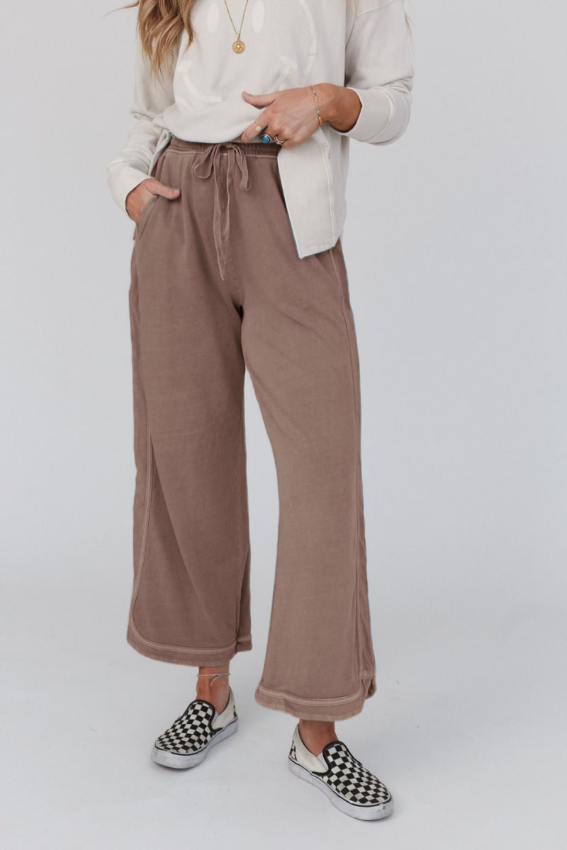 Claudia - Pantalones de chándal de pierna ancha