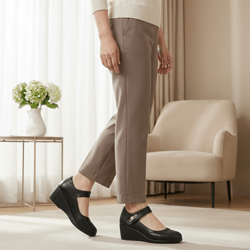 Leyni – Zapatos elegantes y cómodos con tacón medio