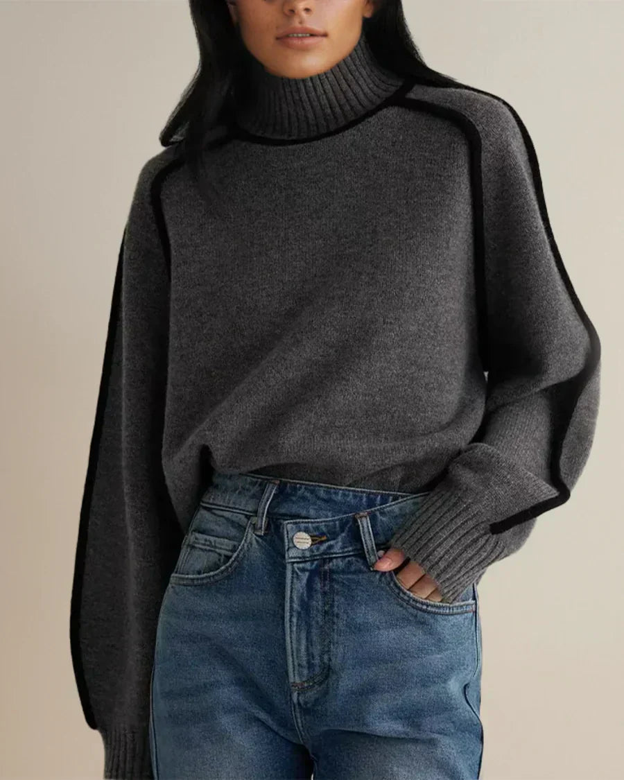 Olivia - Suéter de cuello alto esencial
