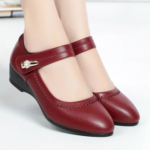 Leyni – Zapatos elegantes y cómodos con tacón medio