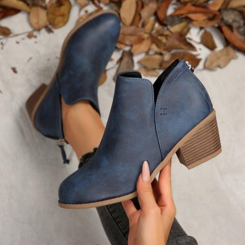 Botines Theodora con textura