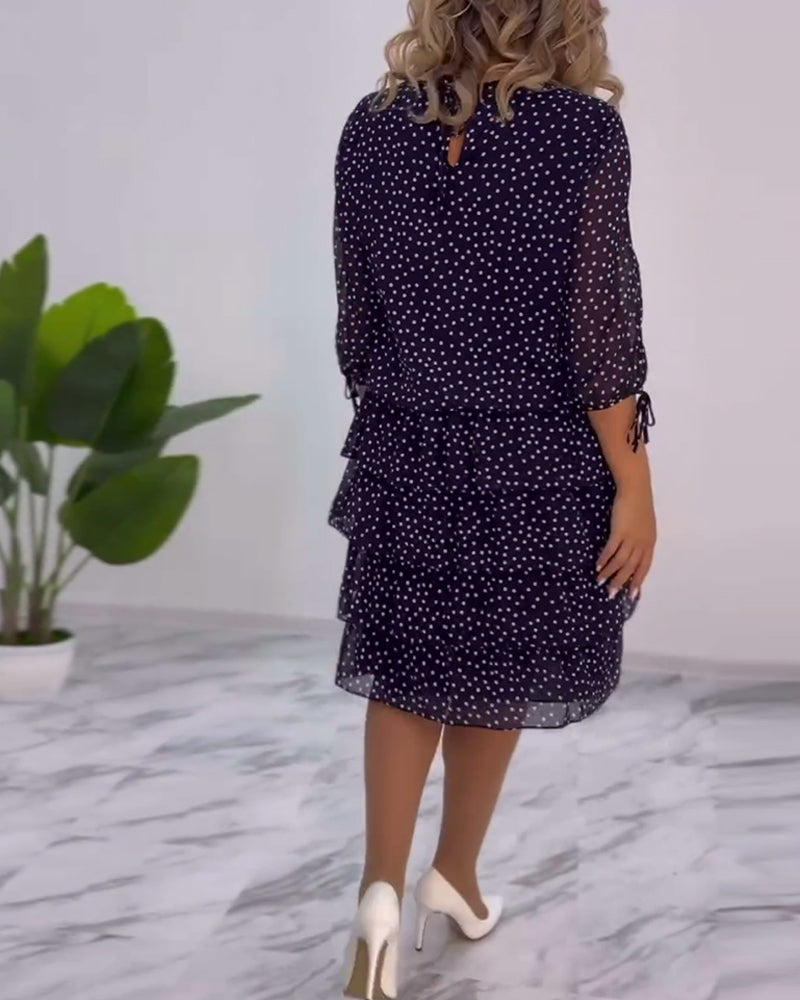 Mila – Elegante vestido de otoño