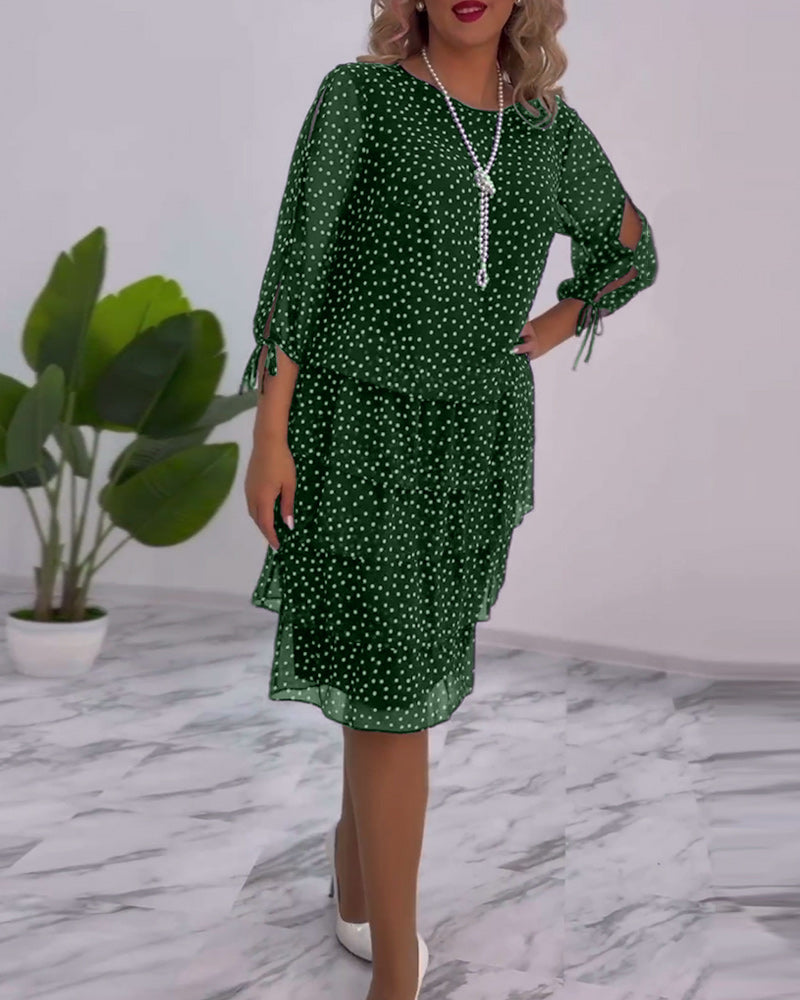 Mila – Elegante vestido de otoño
