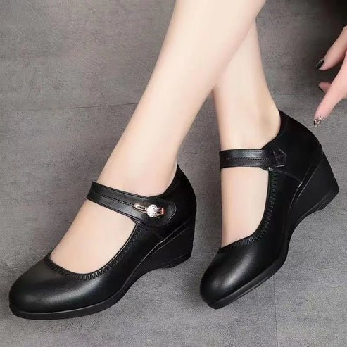 Leyni – Zapatos elegantes y cómodos con tacón medio