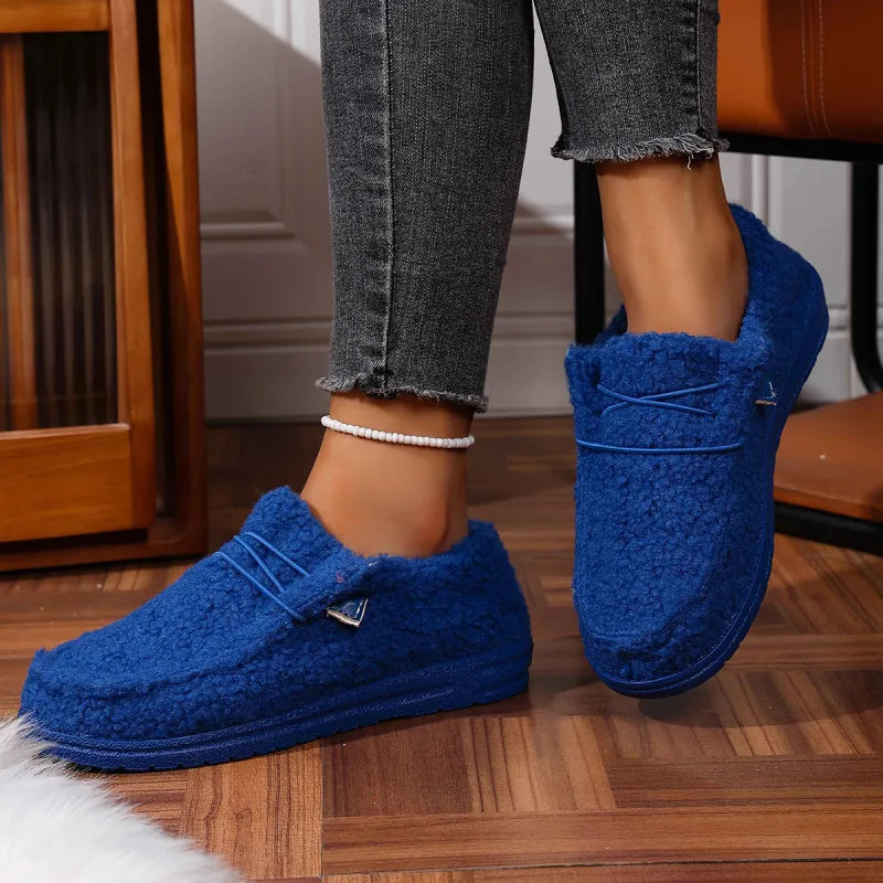 Claire – Zapatillas de casa cálidas en osito