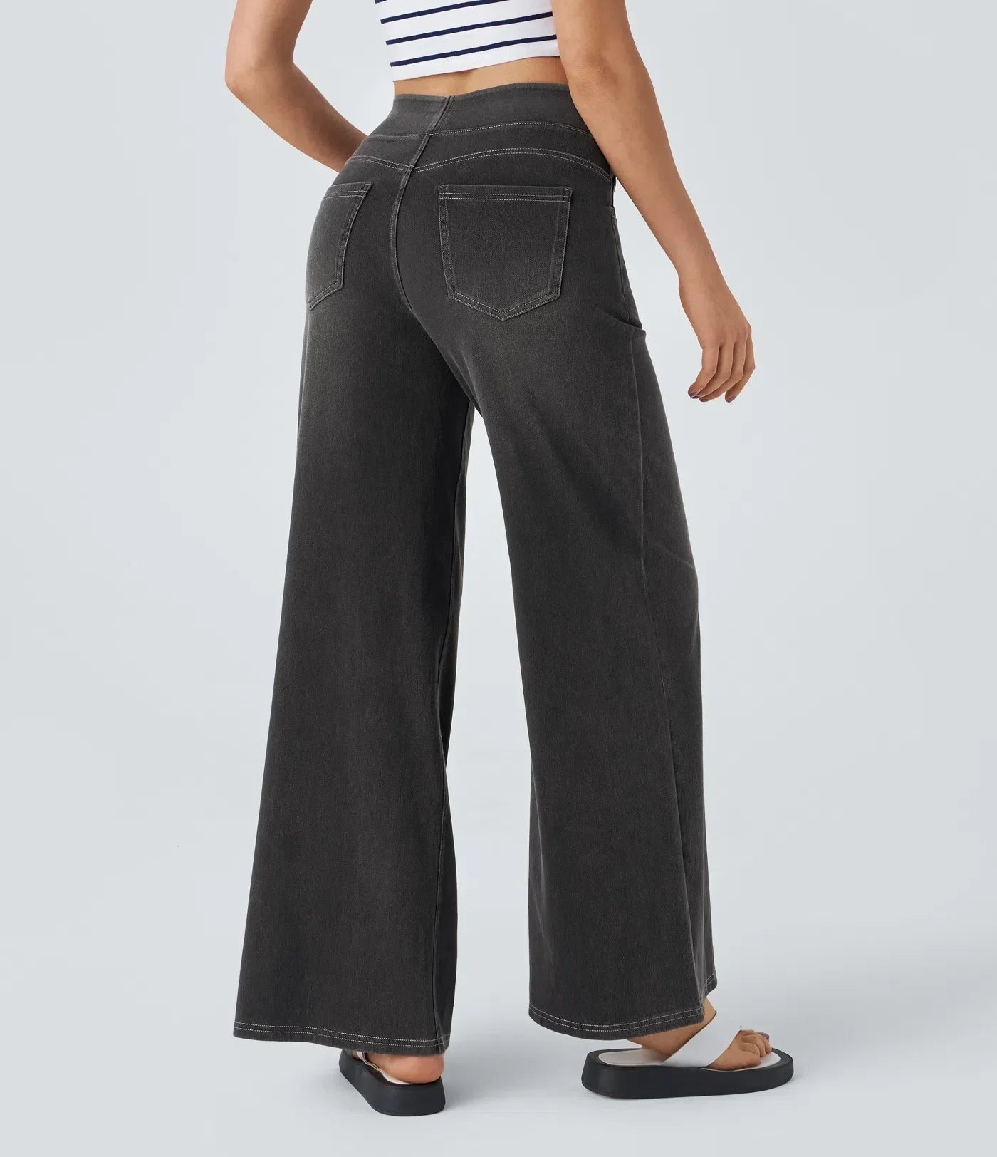 Marlowe – Pantalones cómodos de cintura alta moldeadores