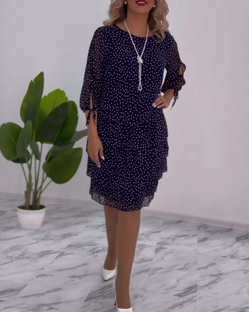 Mila – Elegante vestido de otoño