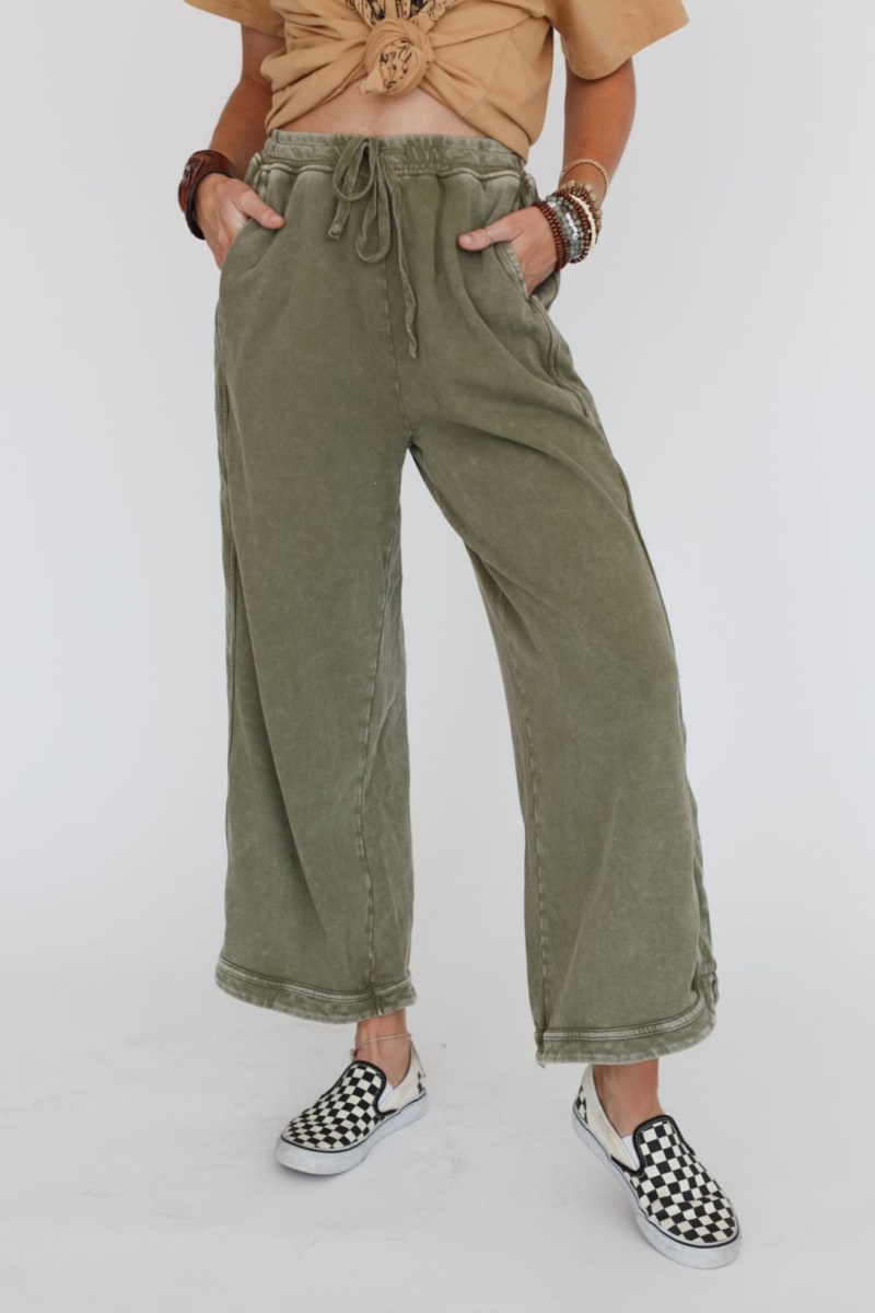 Claudia - Pantalones de chándal de pierna ancha
