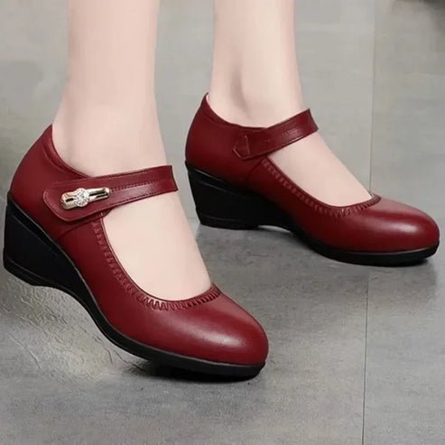 Leyni – Zapatos elegantes y cómodos con tacón medio