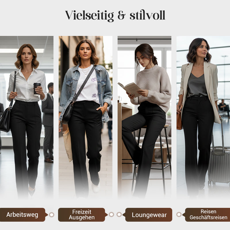 Amelia - Elegantes pantalones de pierna ancha a medida