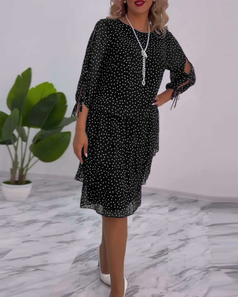 Mila – Elegante vestido de otoño