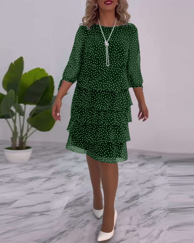Mila – Elegante vestido de otoño