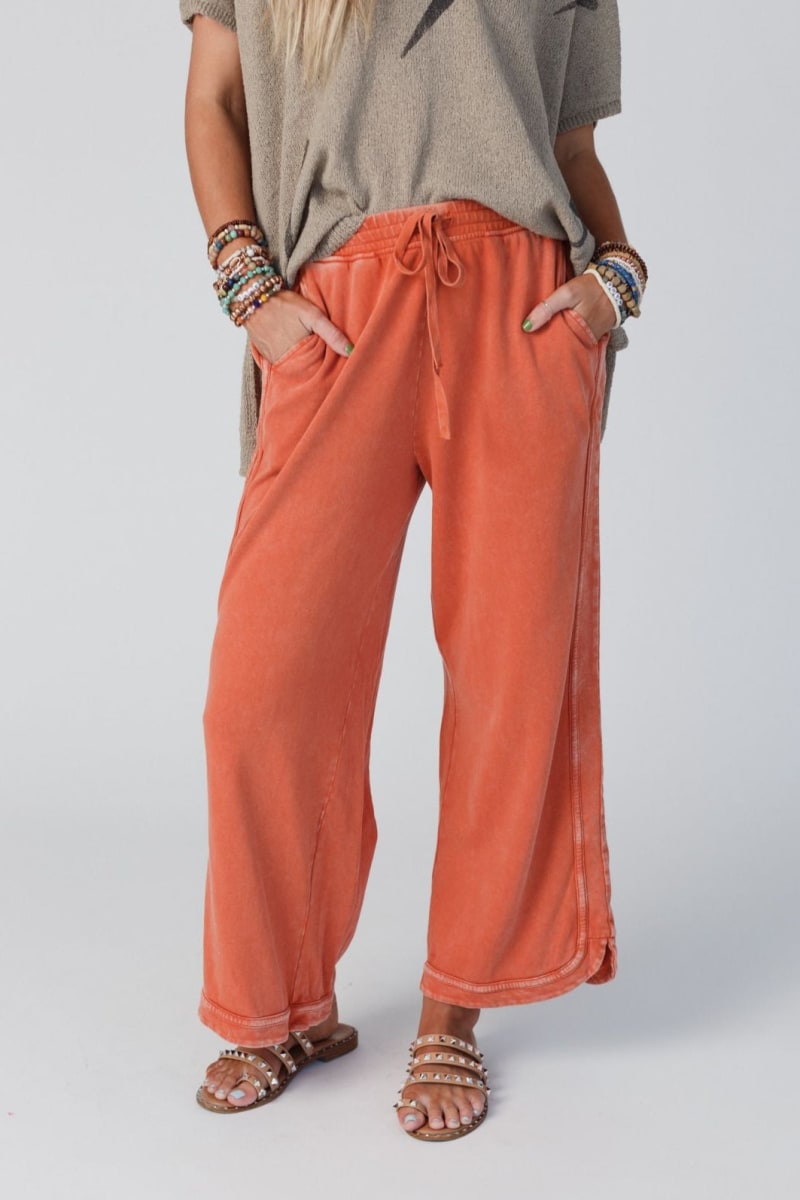 Claudia - Pantalones de chándal de pierna ancha