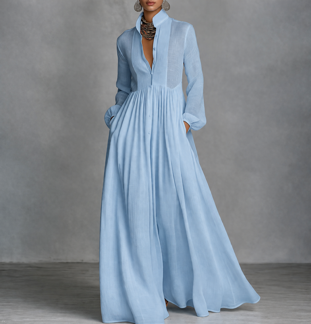 Elowira | Vestido maxi fluido