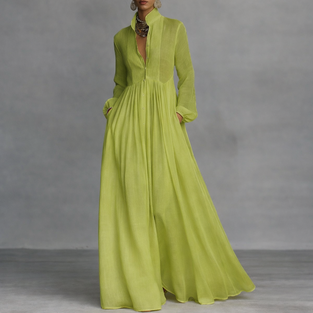 Elowira | Vestido maxi fluido