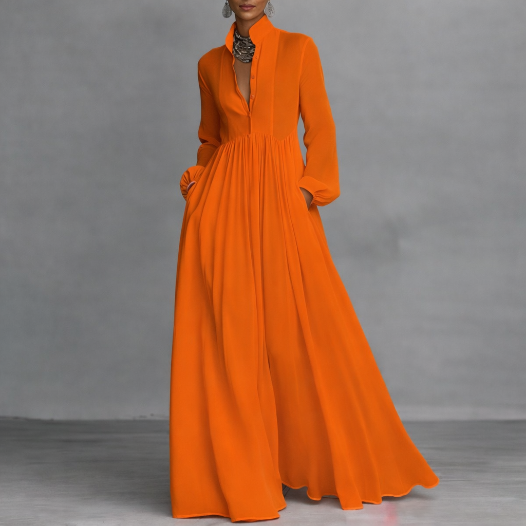 Elowira | Vestido maxi fluido