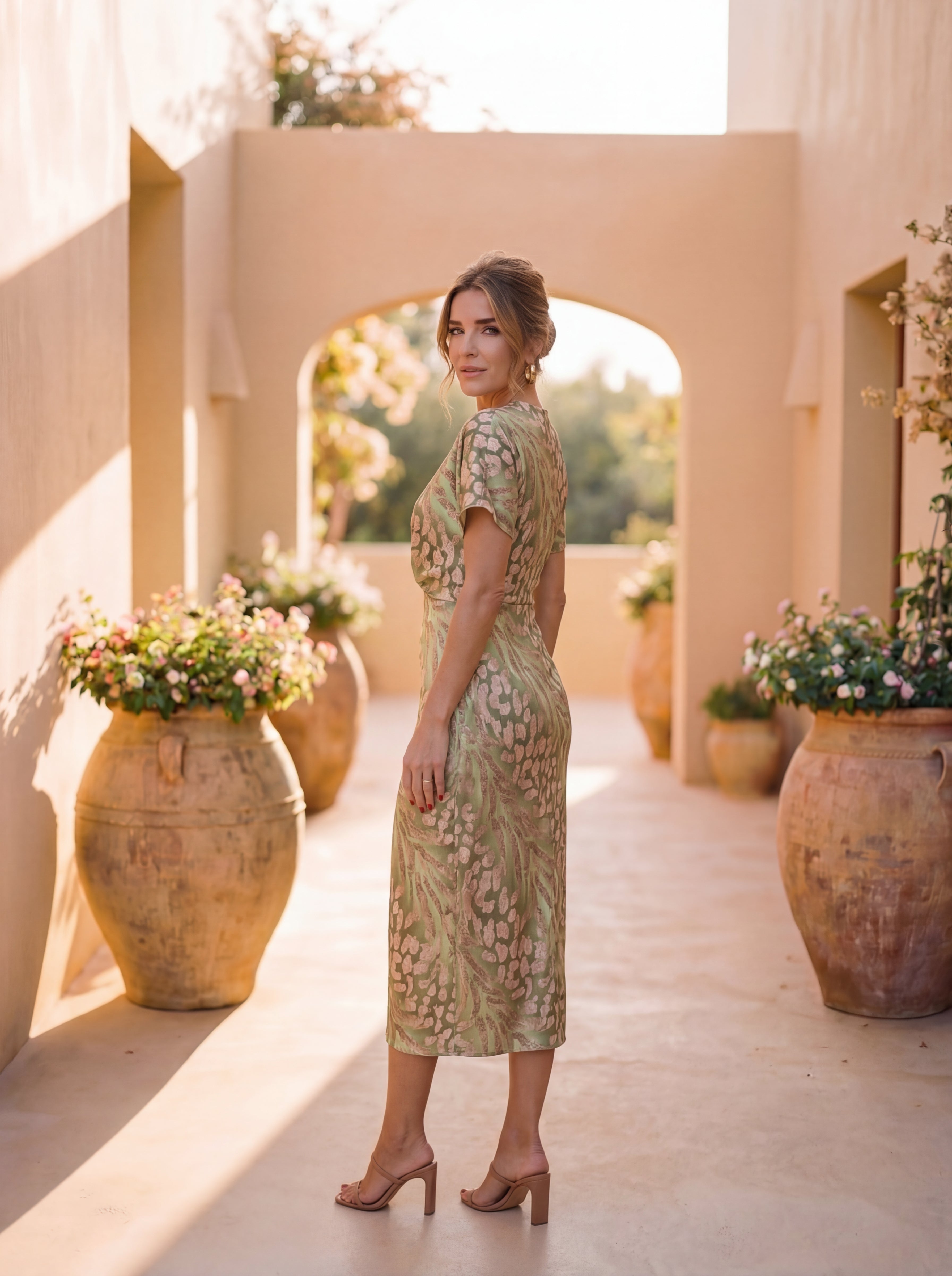 Giulia – Vestido tipo envoltura midi