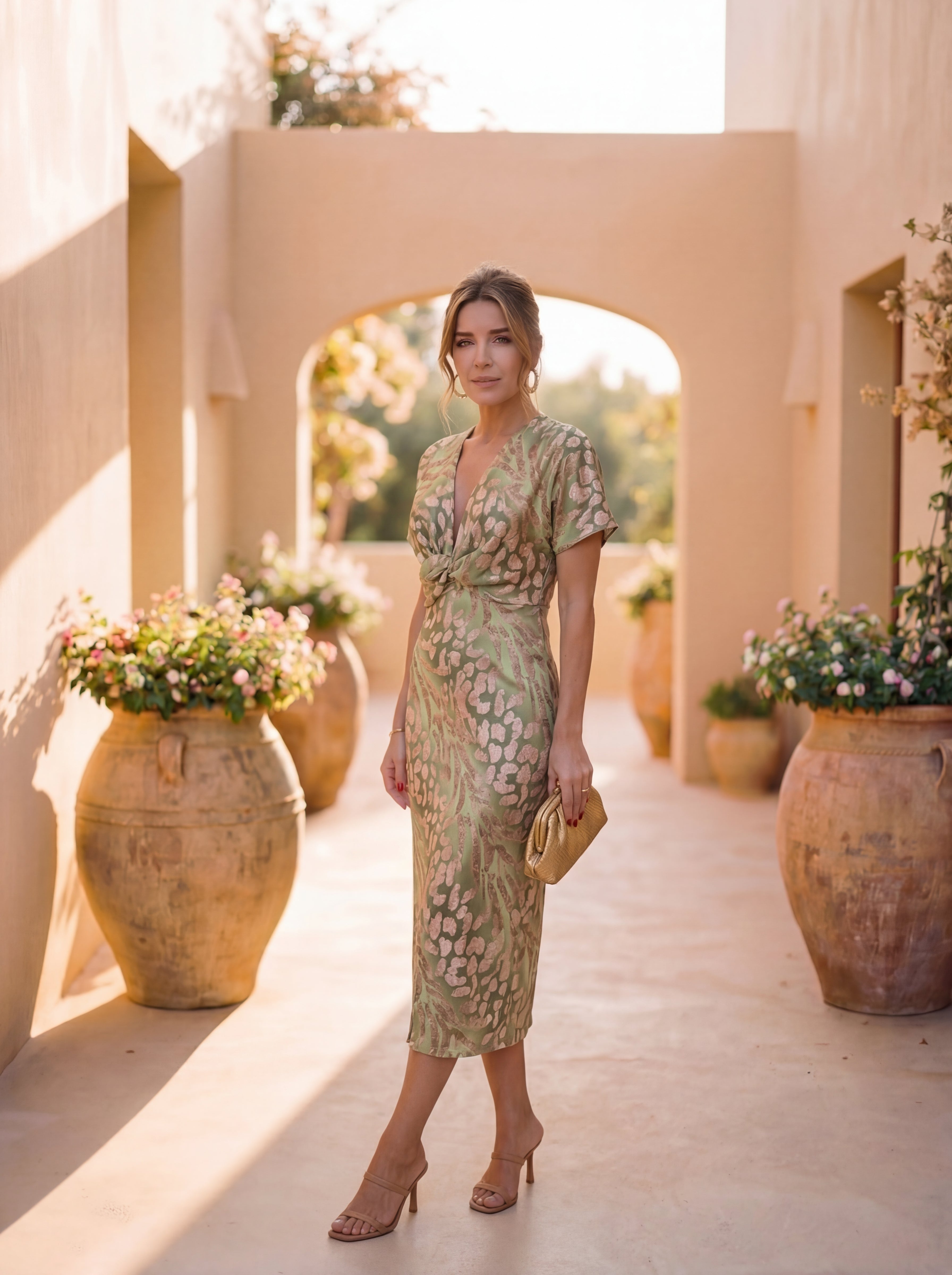 Giulia – Vestido tipo envoltura midi