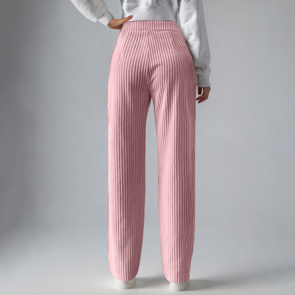 Everly - Pantalones de chándal de canalé
