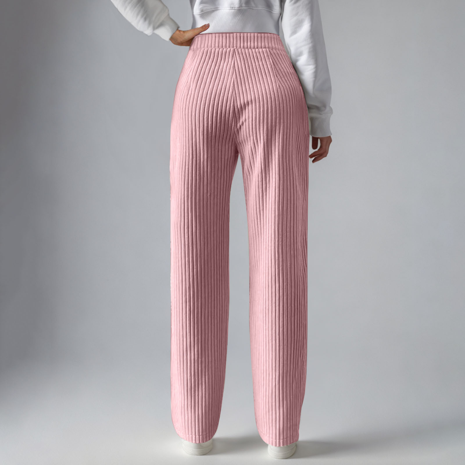 Everly - Pantalones de chándal de canalé