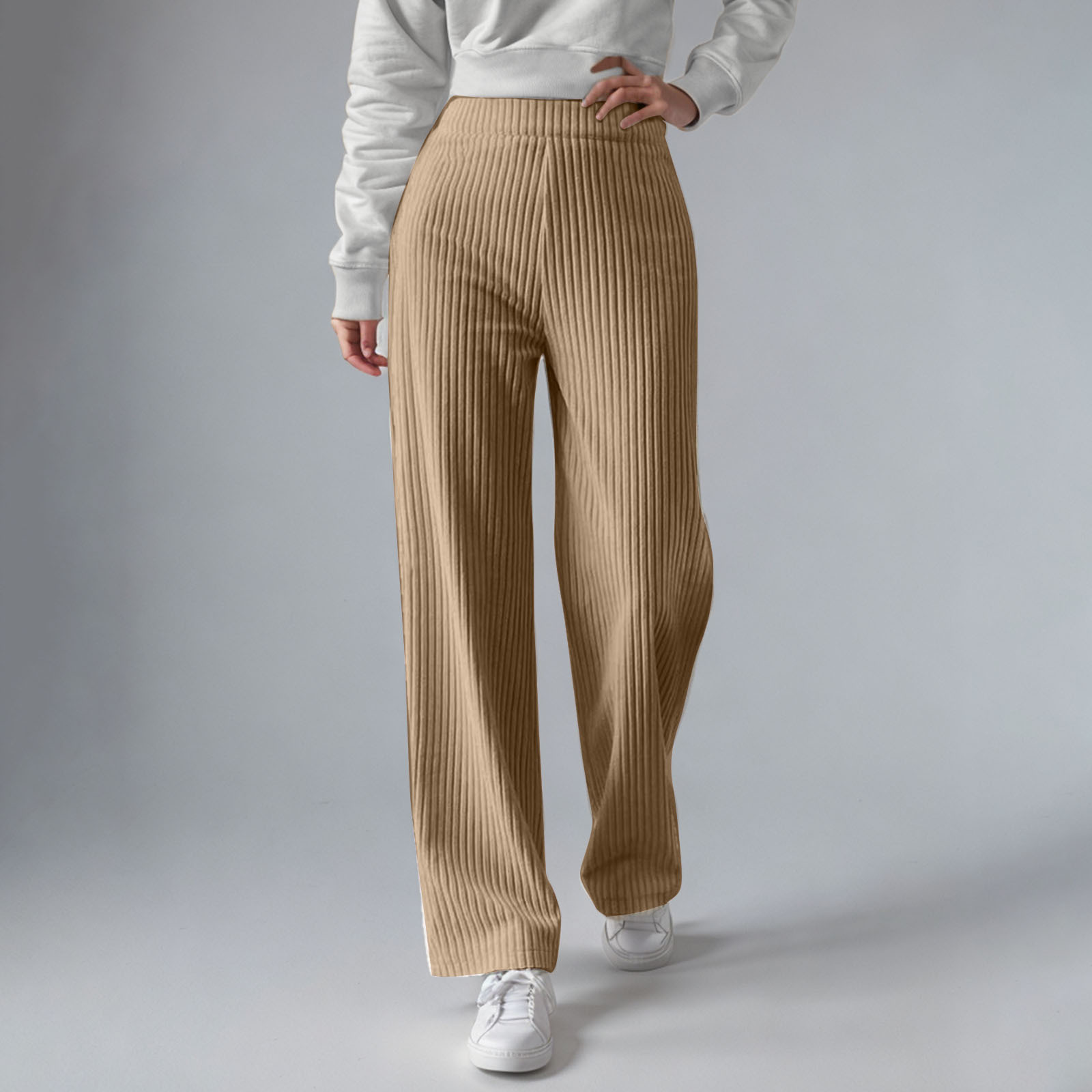 Everly - Pantalones de chándal de canalé