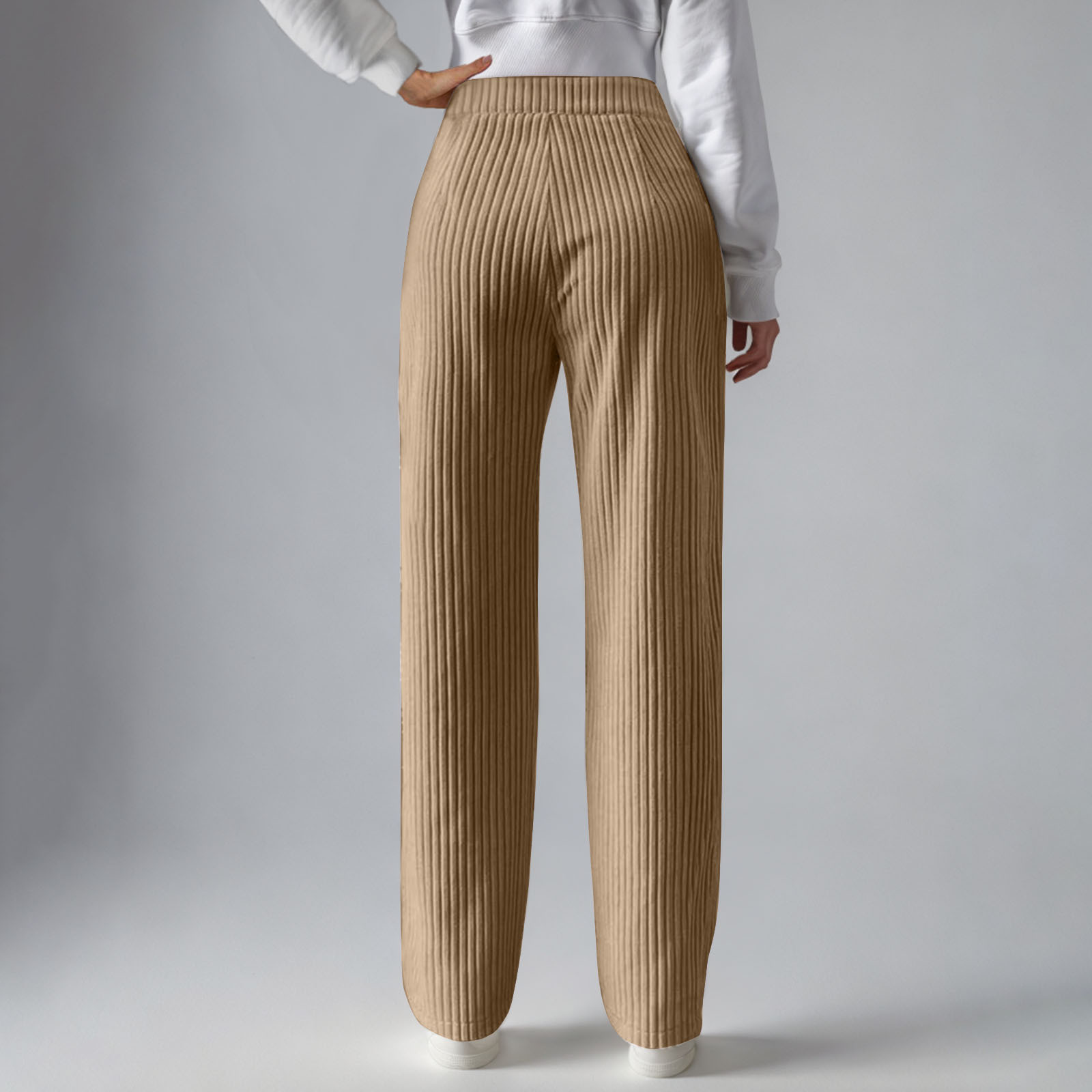 Everly - Pantalones de chándal de canalé