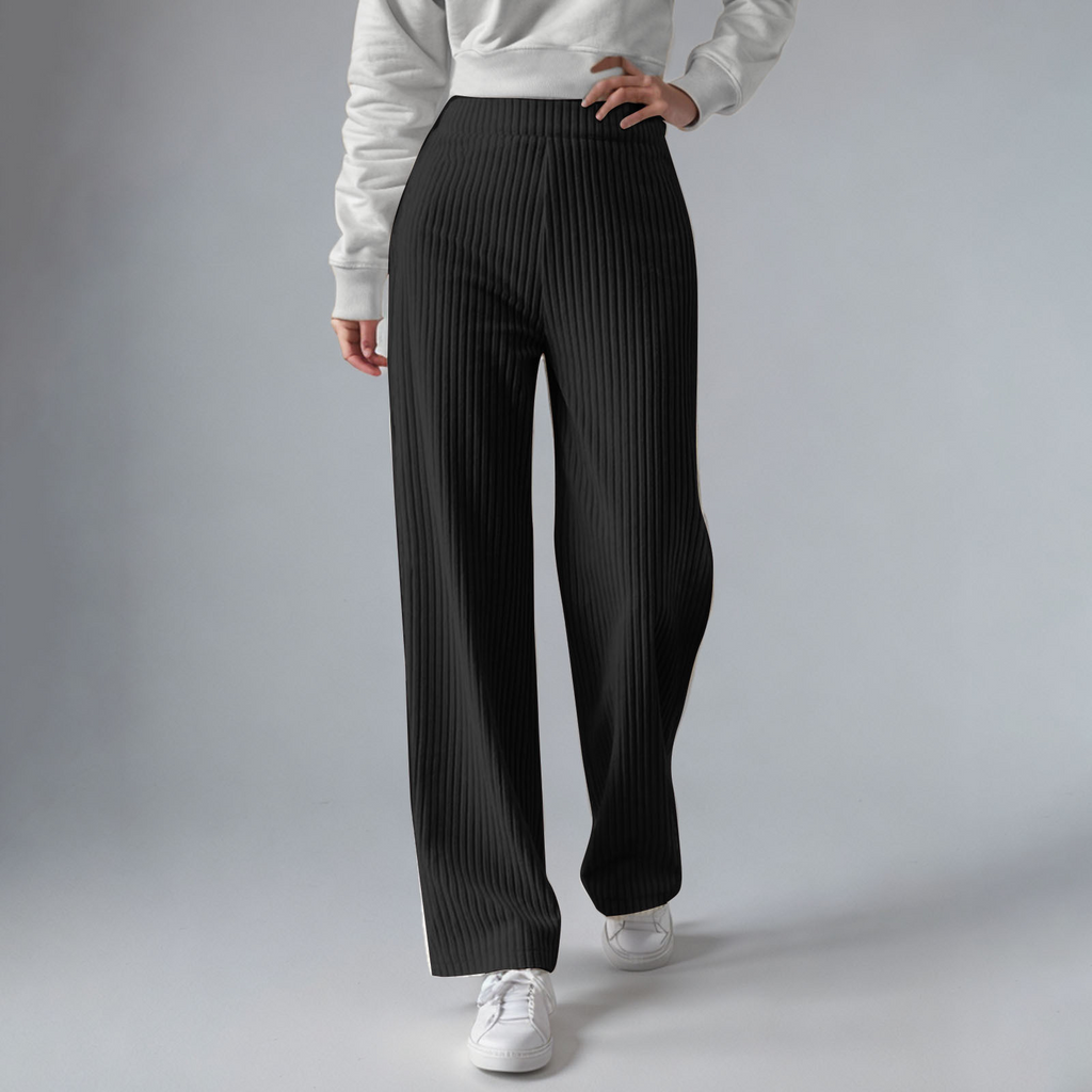 Everly - Pantalones de chándal de canalé