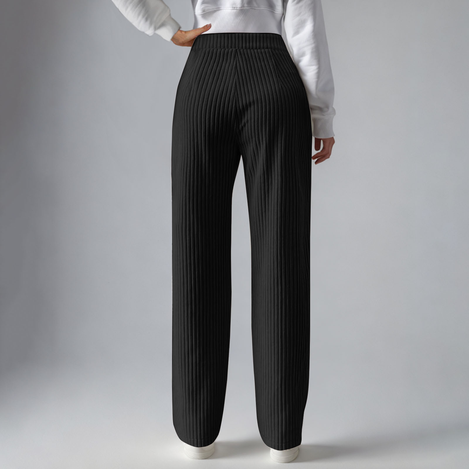 Everly - Pantalones de chándal de canalé