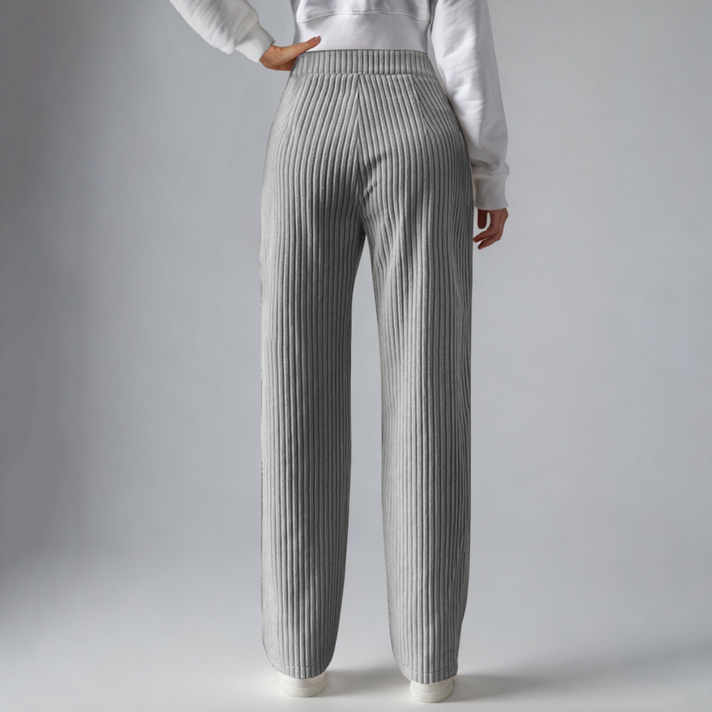 Everly - Pantalones de chándal de canalé