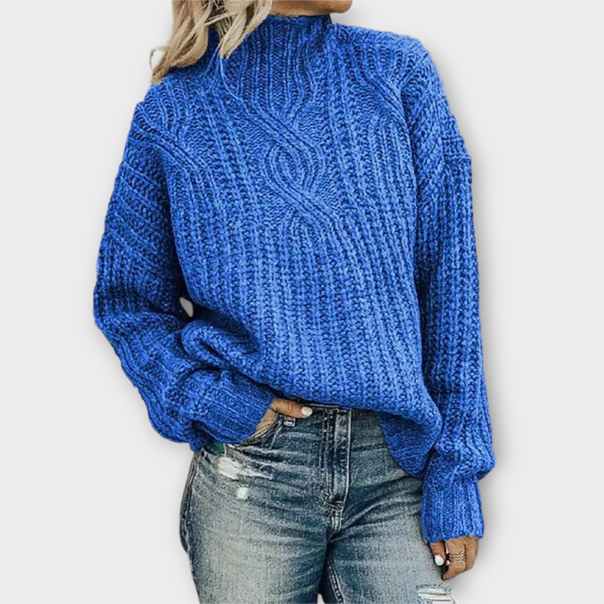 Tiffany - Elegante suéter de invierno de cuello alto