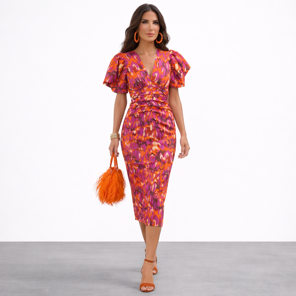 Gabriela | Vestido de verano elegante con escote en V