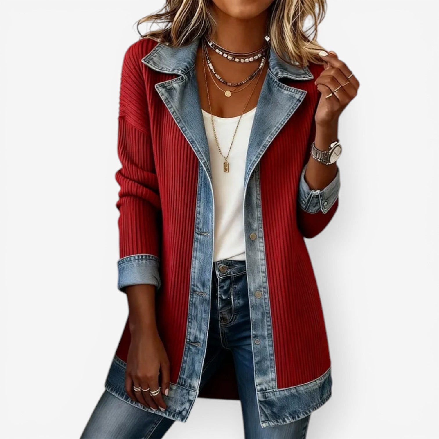Elara | Chaqueta moderna de capas