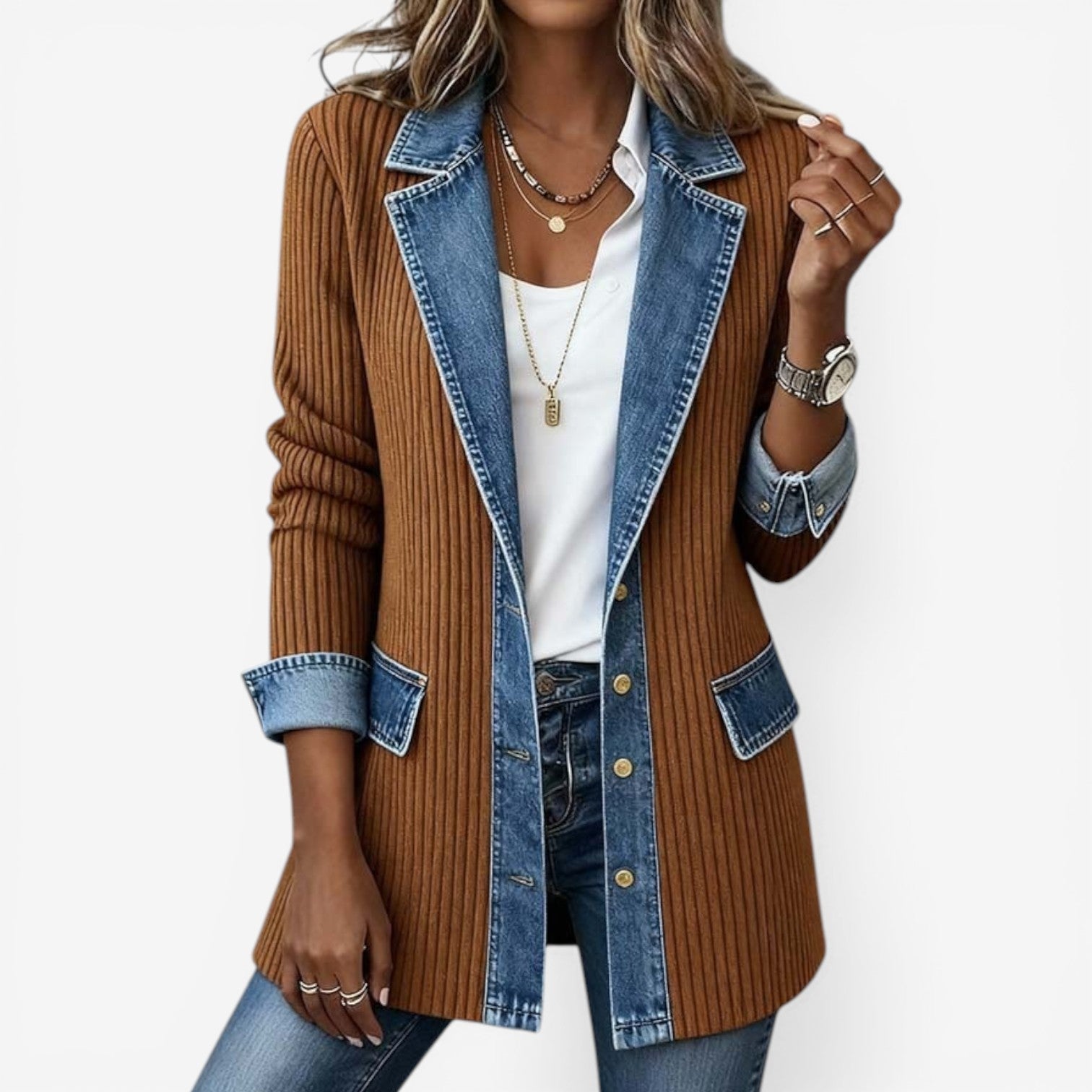 Elara | Chaqueta moderna de capas