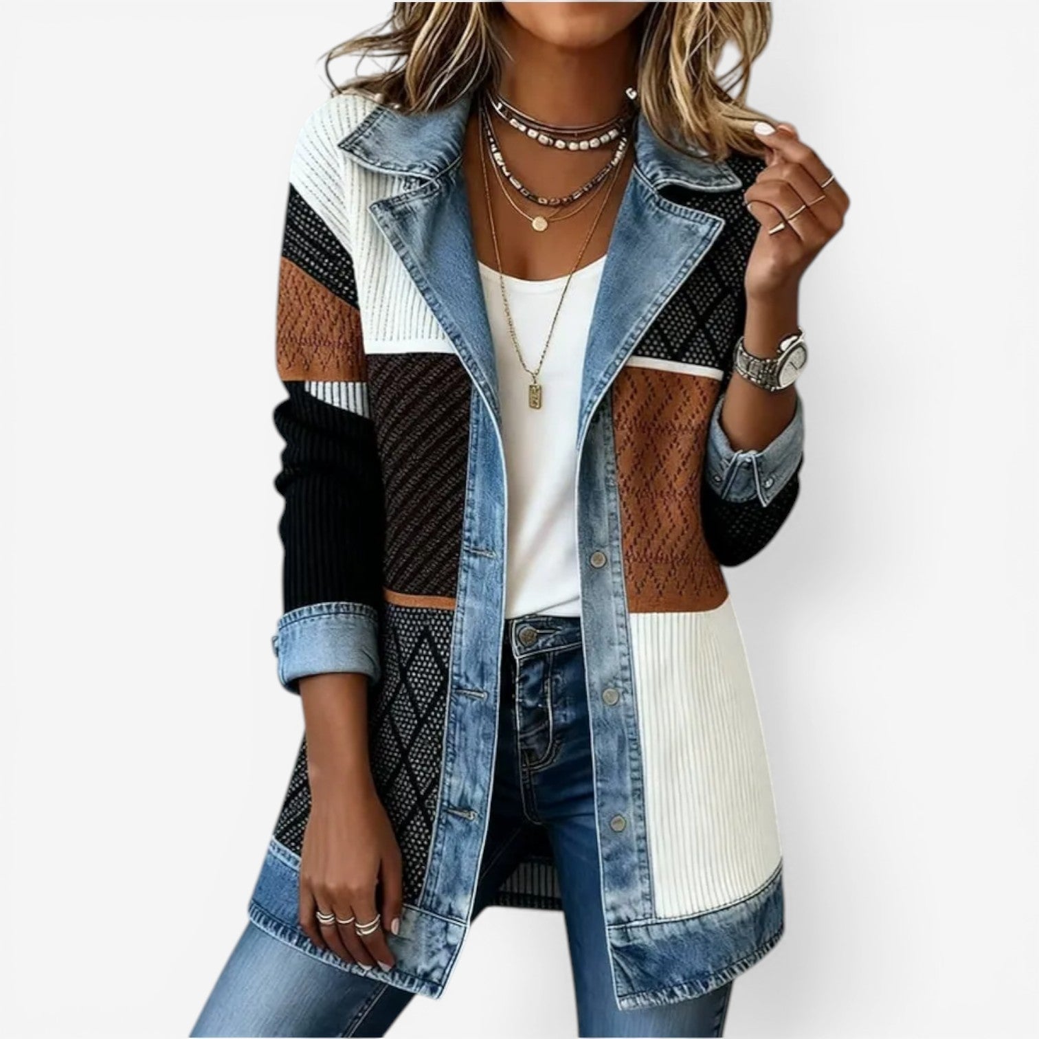 Elara | Chaqueta moderna de capas