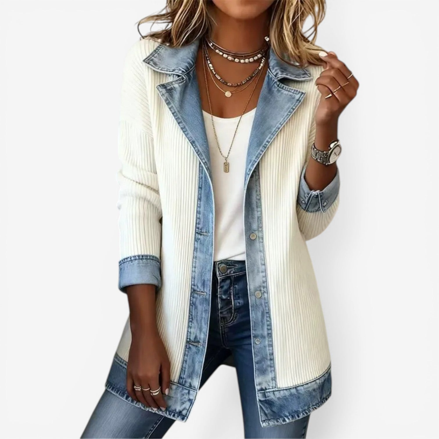 Elara | Chaqueta moderna de capas