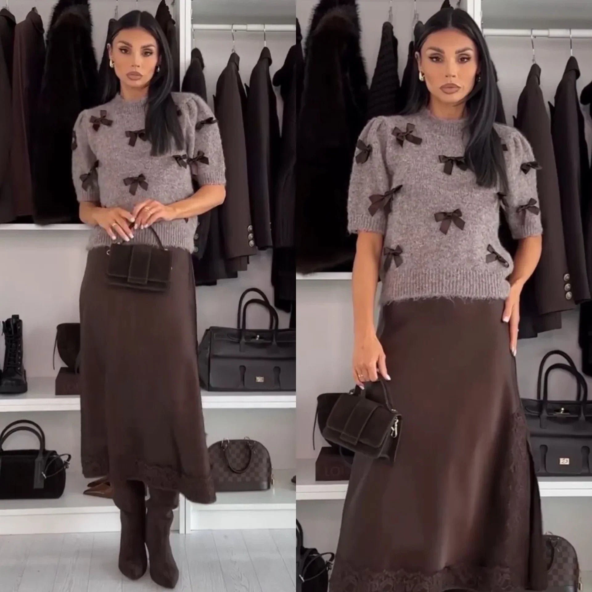Paige – Conjunto de punto cómodo y elegante