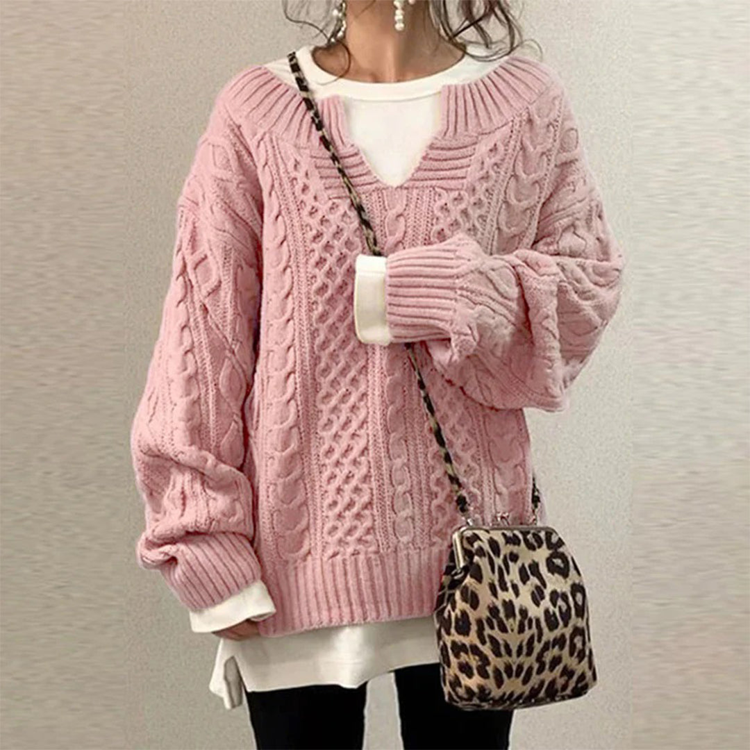Maddie - Elegante suéter oversize de punto