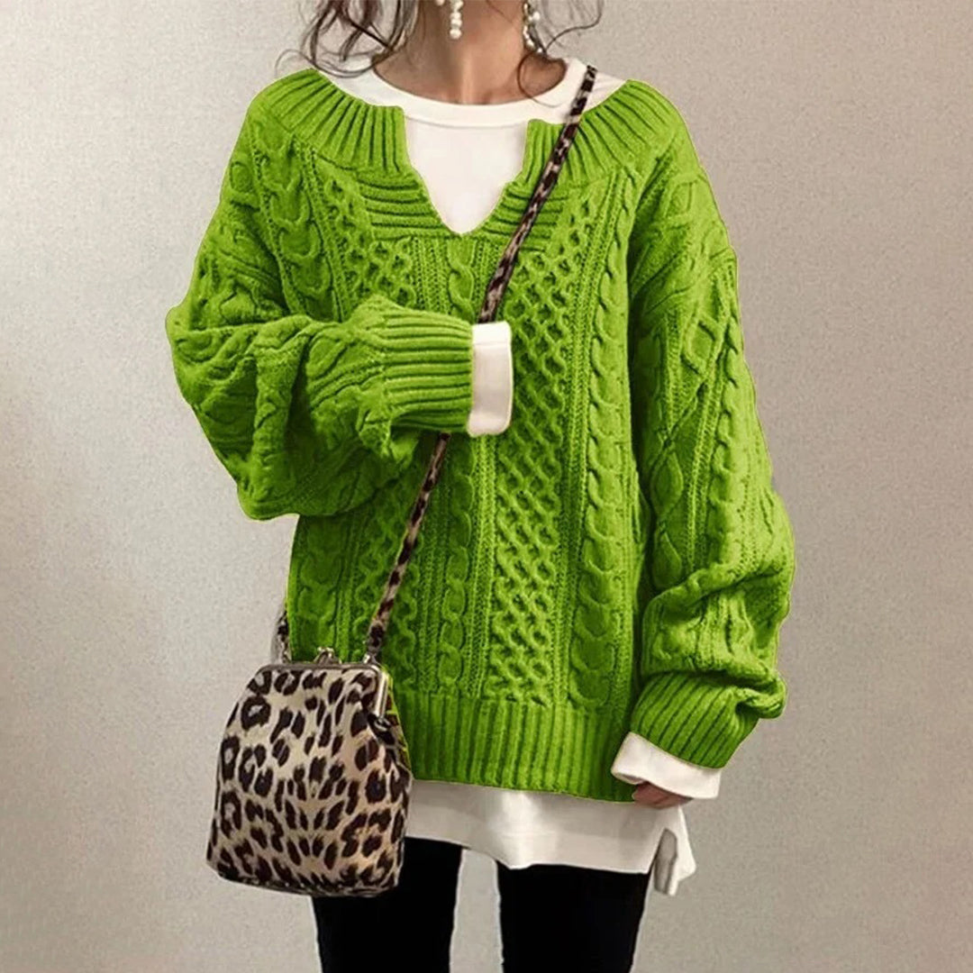 Maddie - Elegante suéter oversize de punto