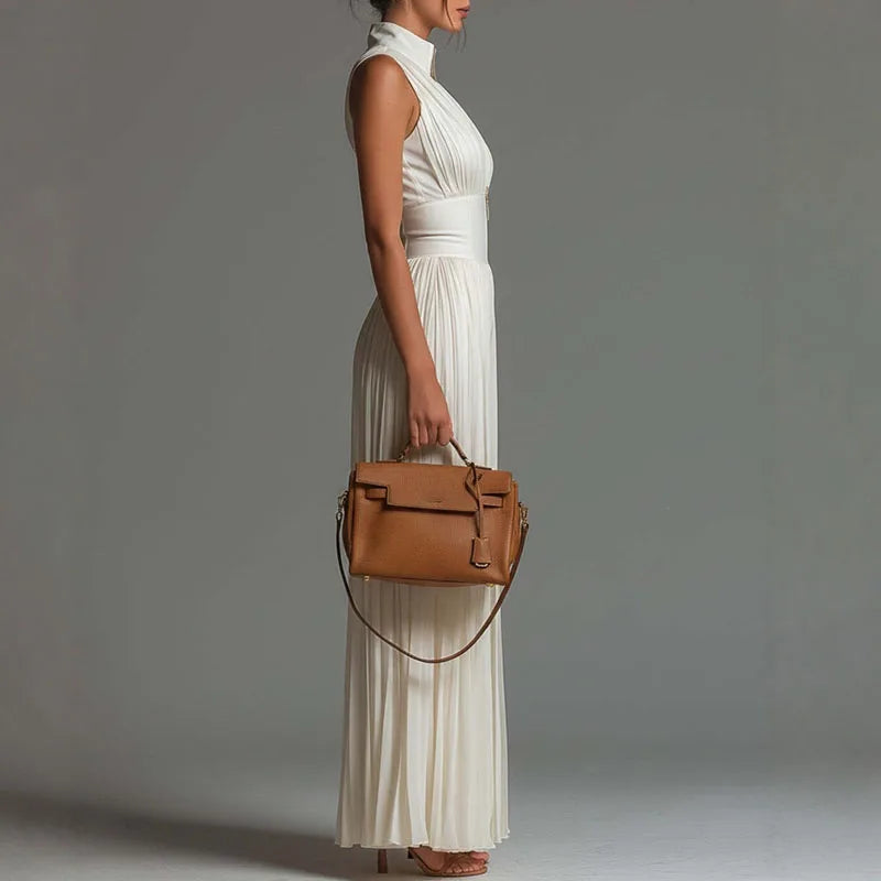 Aurelia | Mono plisado elegante