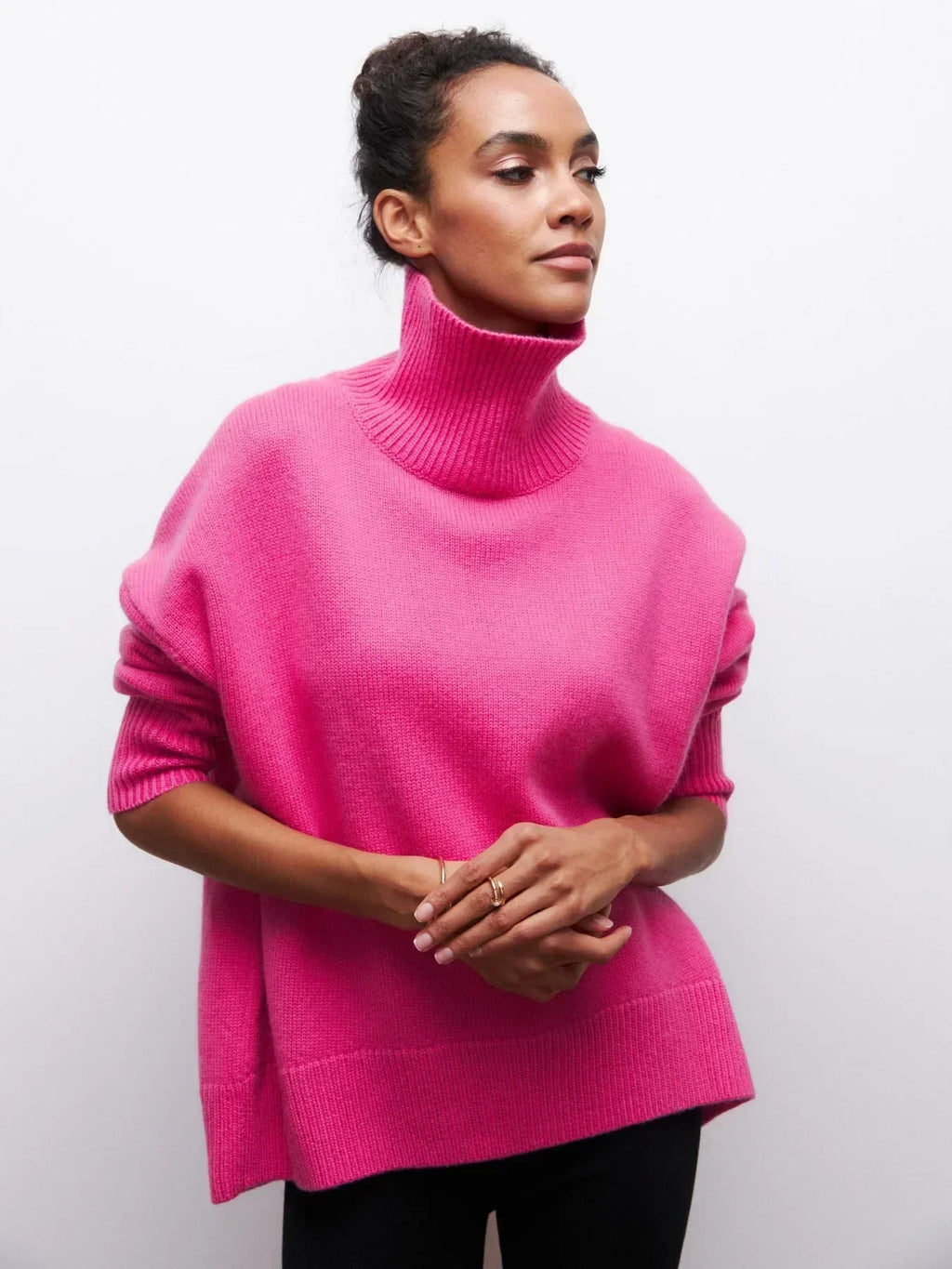 Eva - Suéter de cuello alto premium