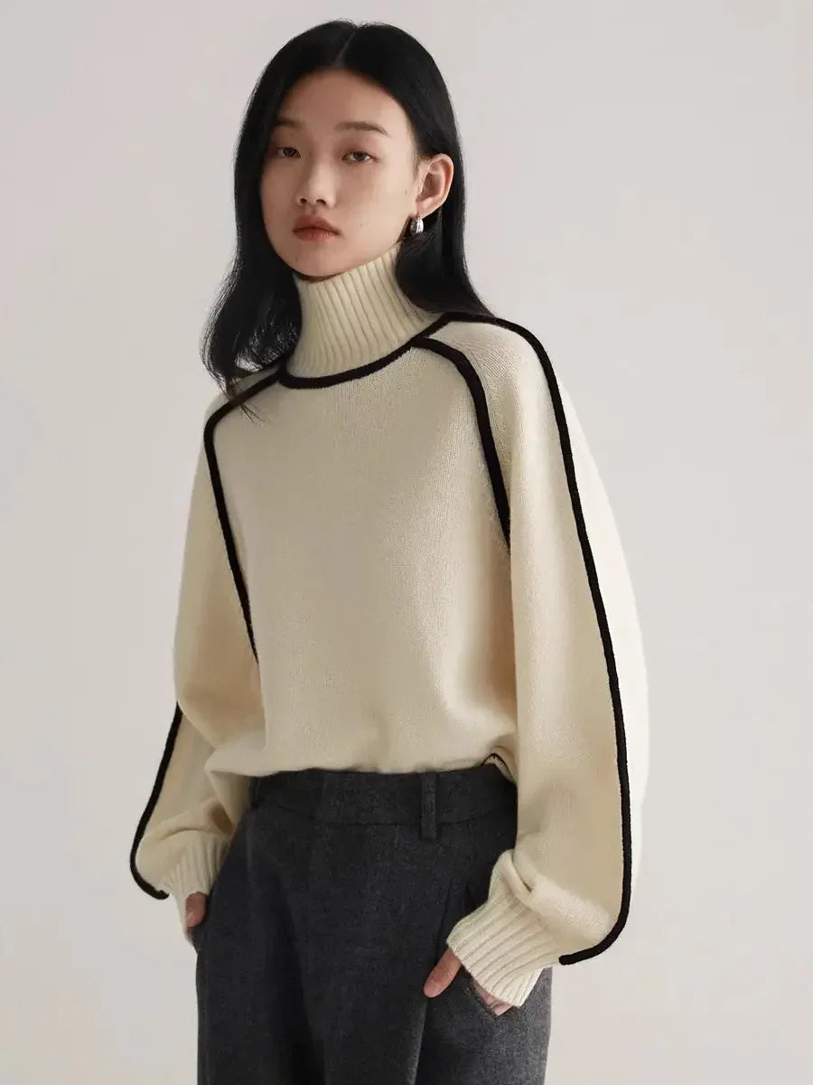 Olivia - Suéter de cuello alto esencial