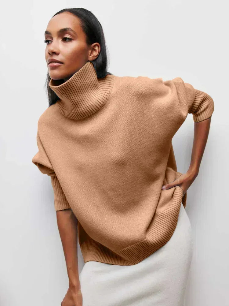 Eva - Suéter de cuello alto premium