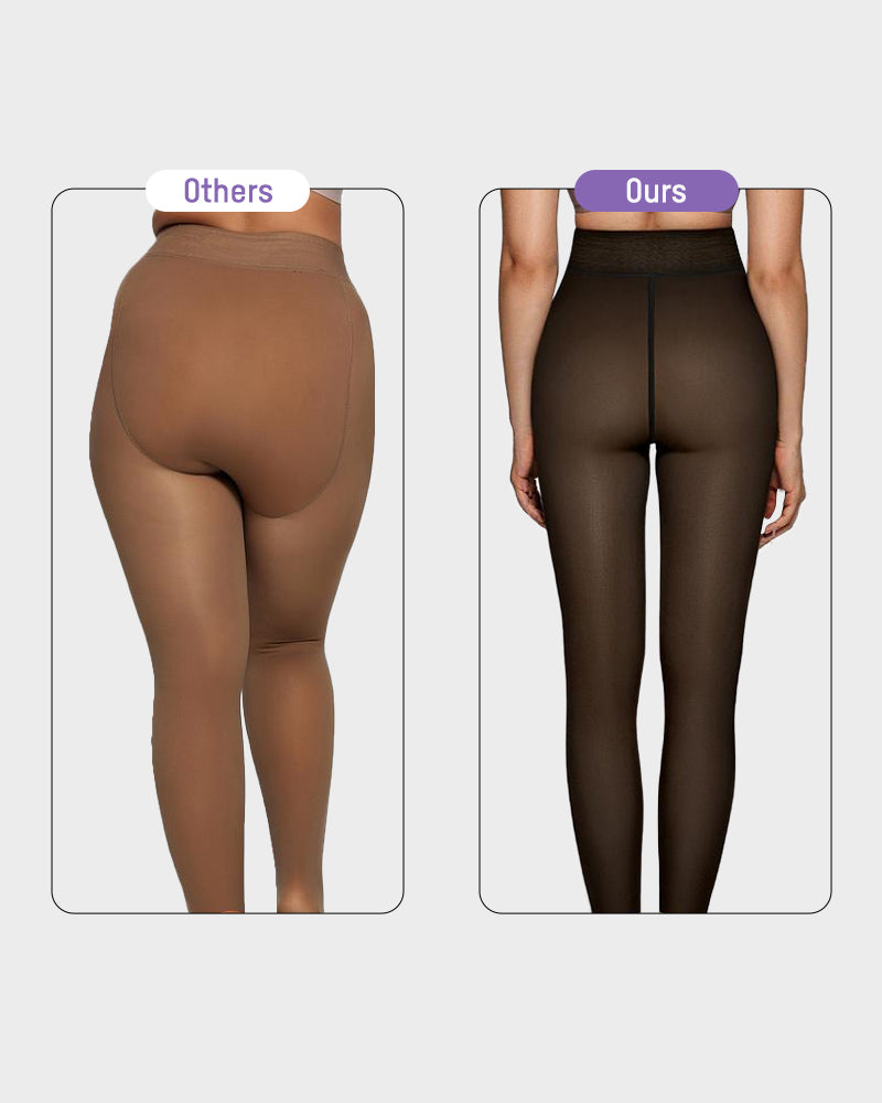 Margot – Medias semitransparentes forradas de felpa
