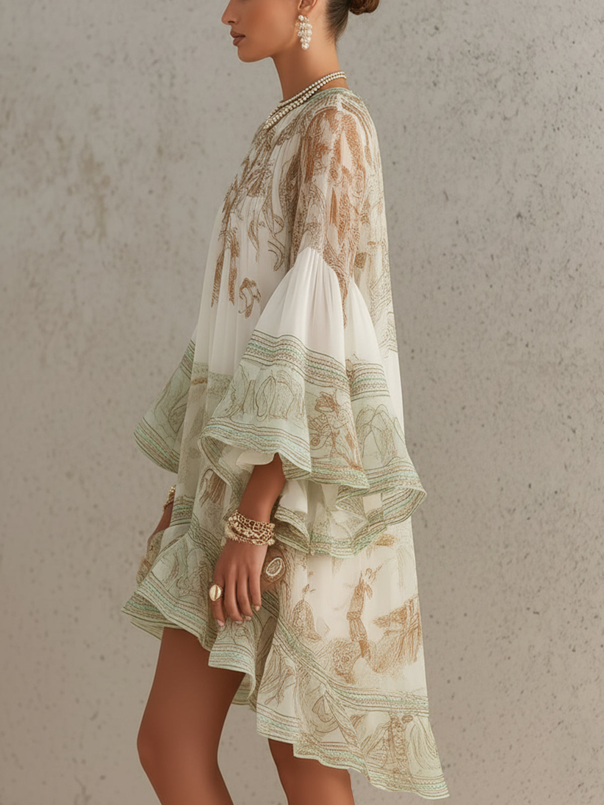 Avelisse | Vestido elegante de chiffon
