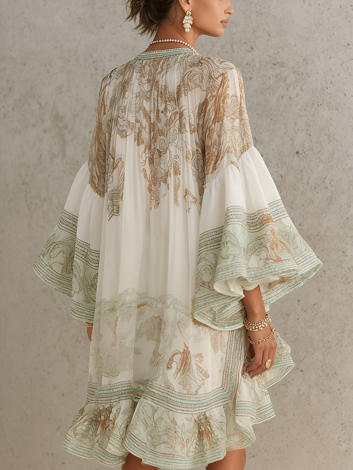 Avelisse | Vestido elegante de chiffon