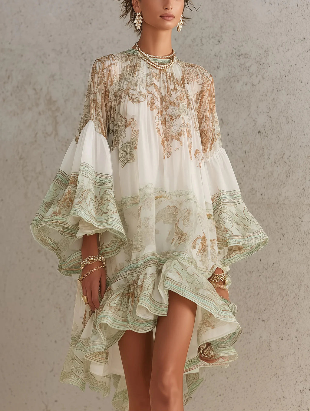 Avelisse | Vestido elegante de chiffon