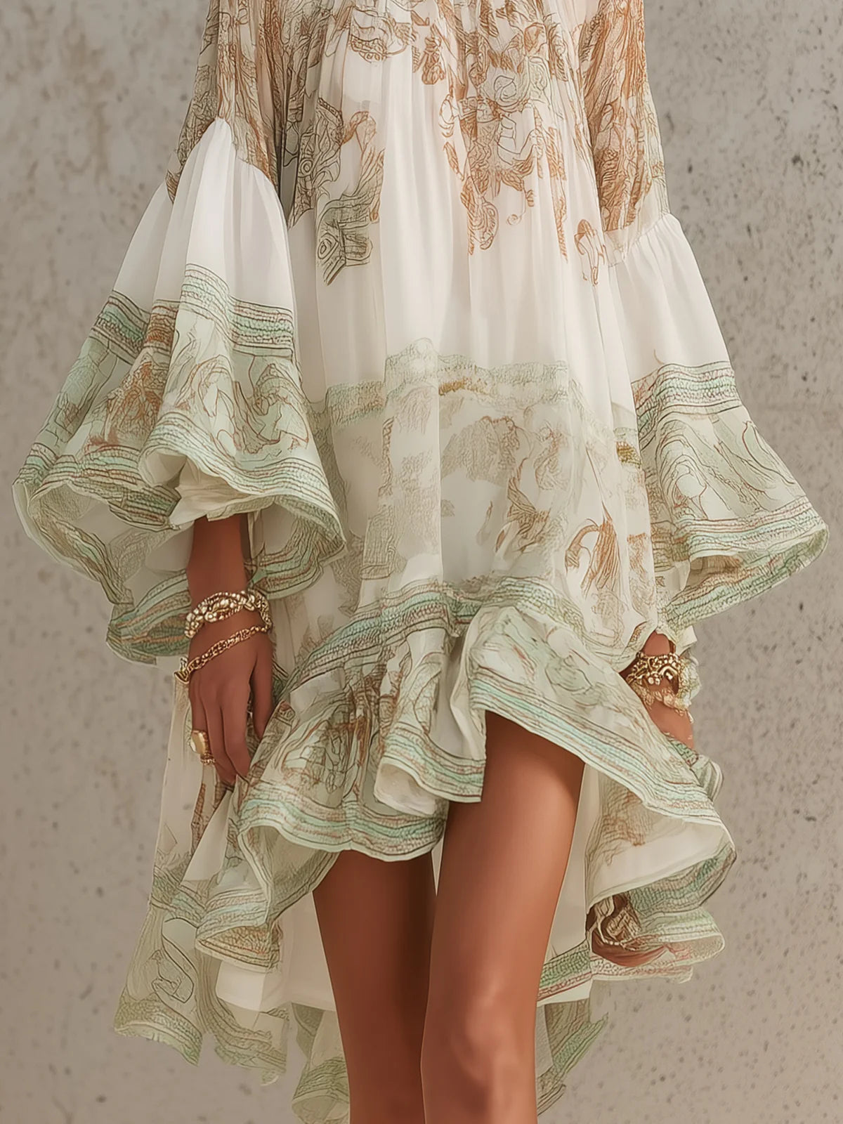 Avelisse | Vestido elegante de chiffon